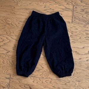 Baby Luigi Black Corduroy Bloomer Pants